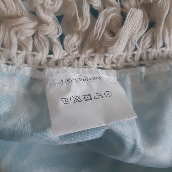 Shein Beach Mat, No Size, Blue and White - Picture 2 of 2